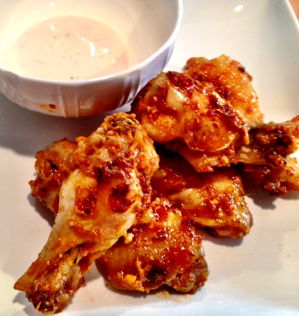 Young and Entertaining Blue Cheese Buffalo Wings