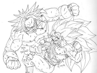 Goku Broly Para Colorear Ssj Pictures