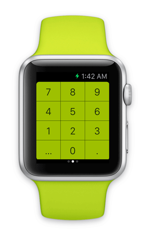 Complex Calculation Operation on Apple Watch