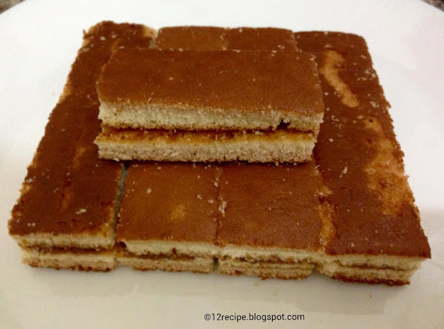 choco layered vanilla cake