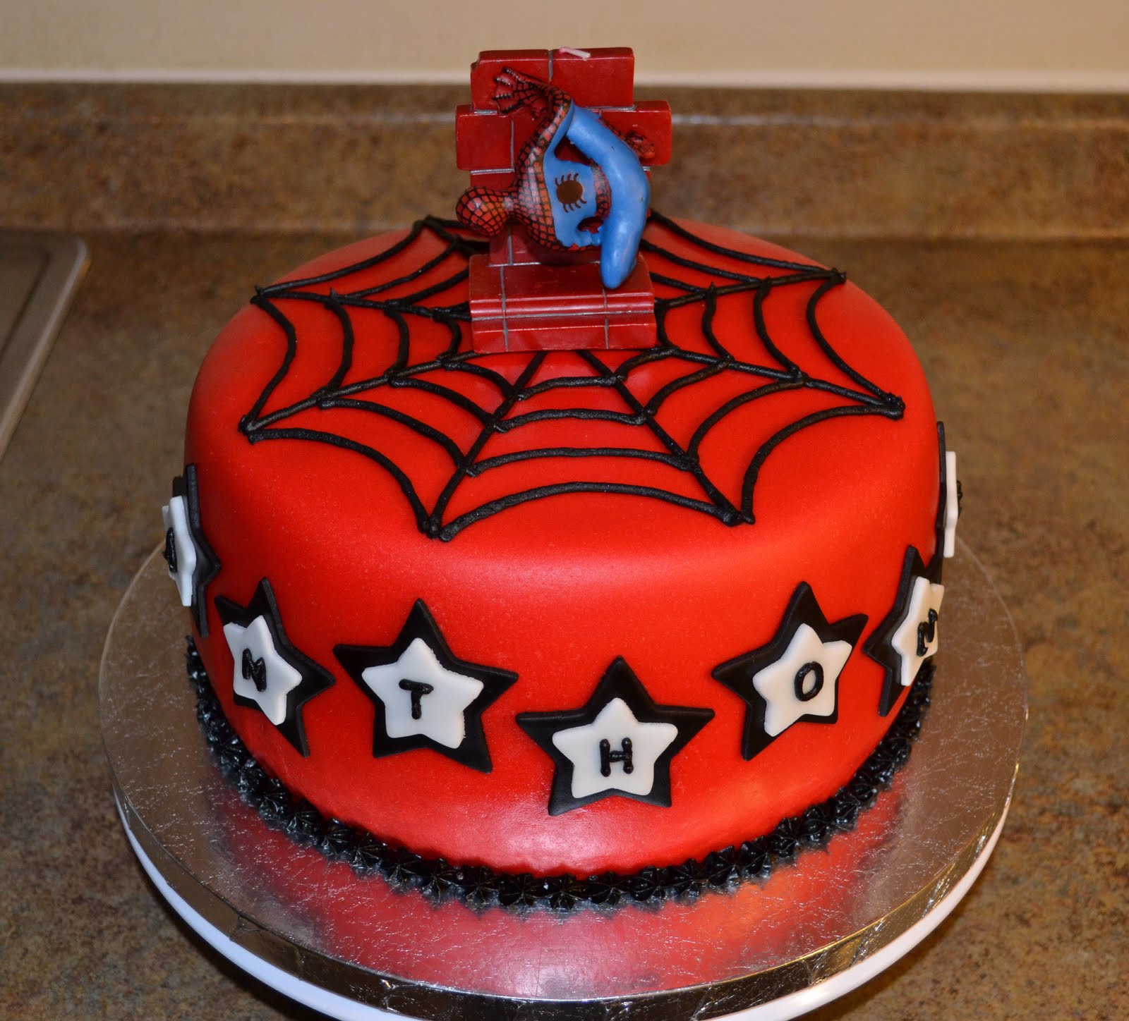 SweetCakeRN: Spiderman Cake