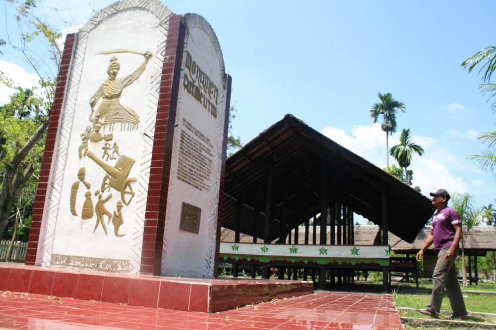 Rumah Cut Nyak Meutia dijadikan Monumen di Desa Menasah Mesjid, Kecamatan Matangkuli, Aceh Utara.