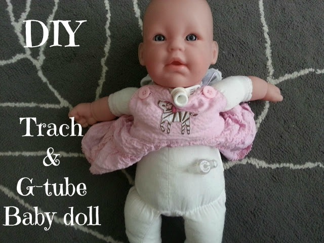 H&amp;H Harris Family Journey DIY G tube &amp; Trach Baby Doll