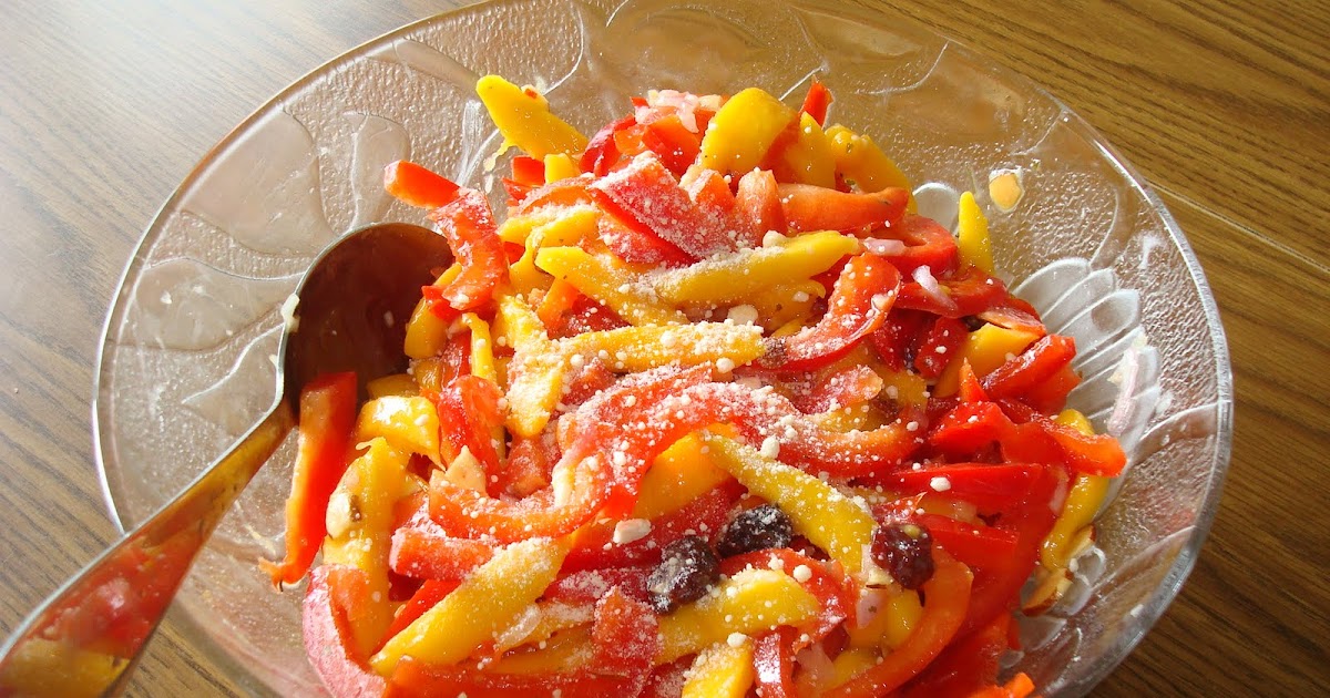 A DASH OF SALT MANGO AND SWEET BELL PEPPER SALAD