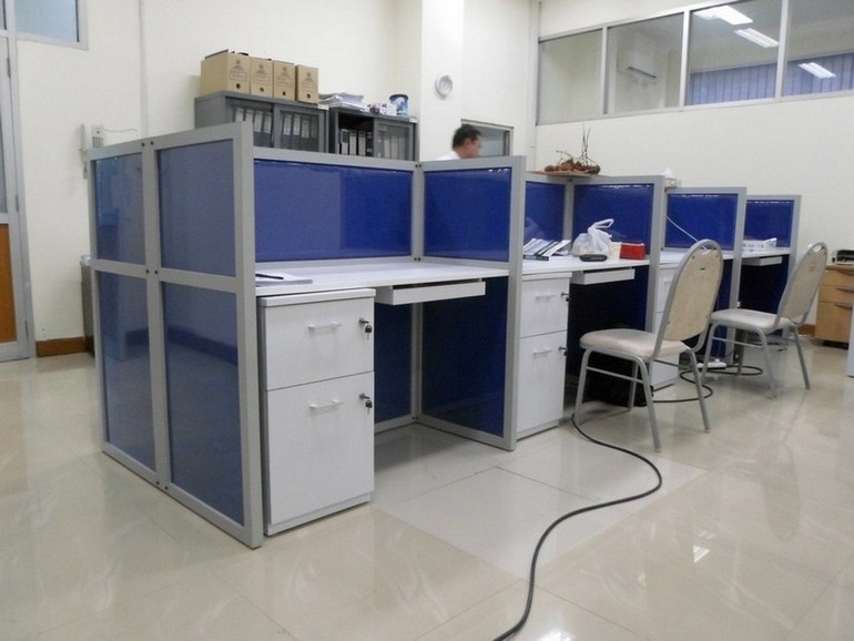 Meja Sekat Kantor - Custom Furniture Kantor (Office) Semarang
