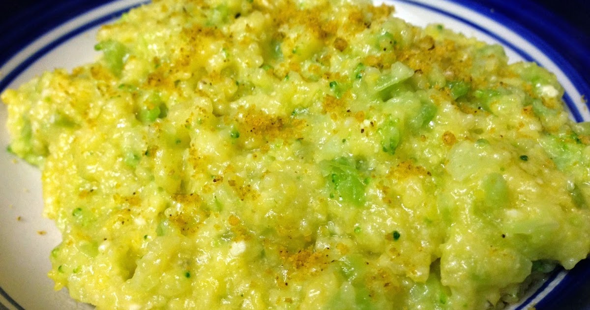 My Blissful Journey Vegan MoFo Cheesy Corn Grits Broccoli