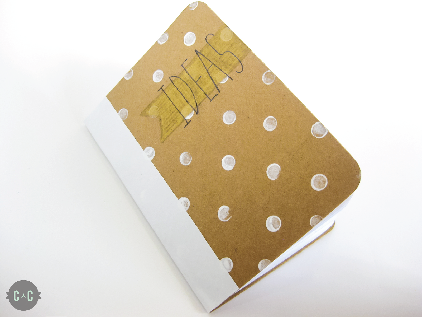 Cafe Craftea DIY Recycled Pocket Notebook