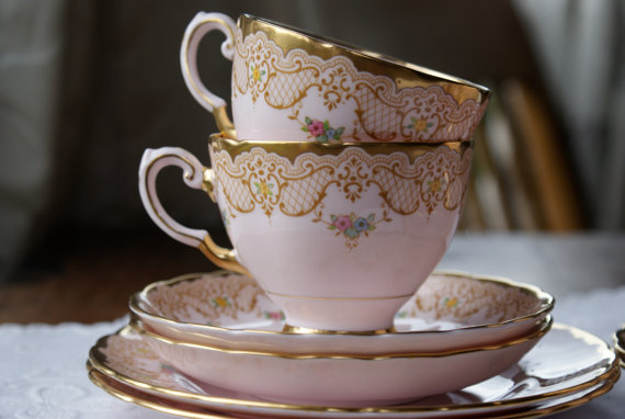 Sheluth Trio Set Of Tuscan Bone China England 1947 1972 sheluth blogger