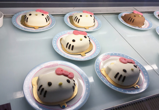 hello kitty sweets cafe taipei cakes themed cafes pink cute travel must see visit