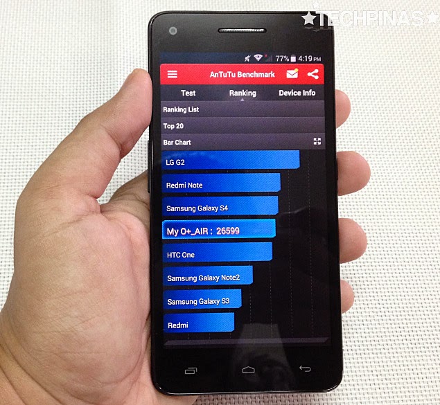 O+ Air Octa Core Android Smartphone