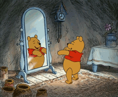 Pooh Reflecting