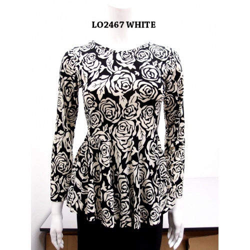 Blouse Mini peplum Floral -SOLD OUT