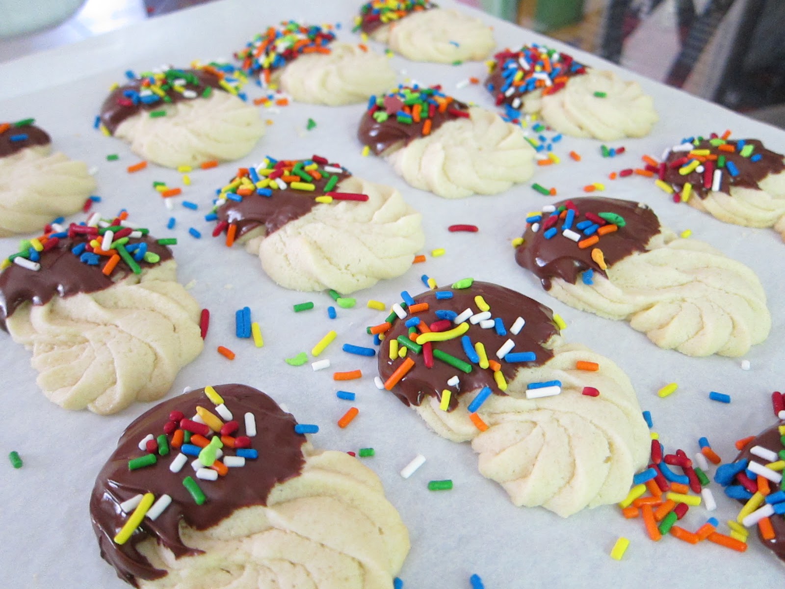 MiWonderings Piped Butter Cookies