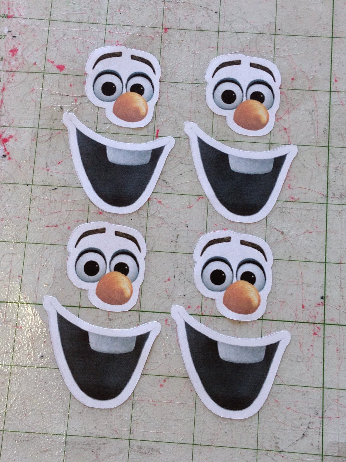 This is My Now: Olaf Party Games, with the help of my Cricut