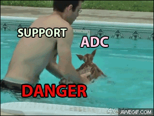 Como funciona a bot lane? adc sup bot lane gif danger