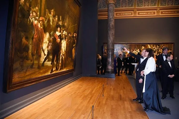 Princess Caroline of Monaco attends a benefit in the Rijksmuseum in Amsterdam, on 07.11.2014
