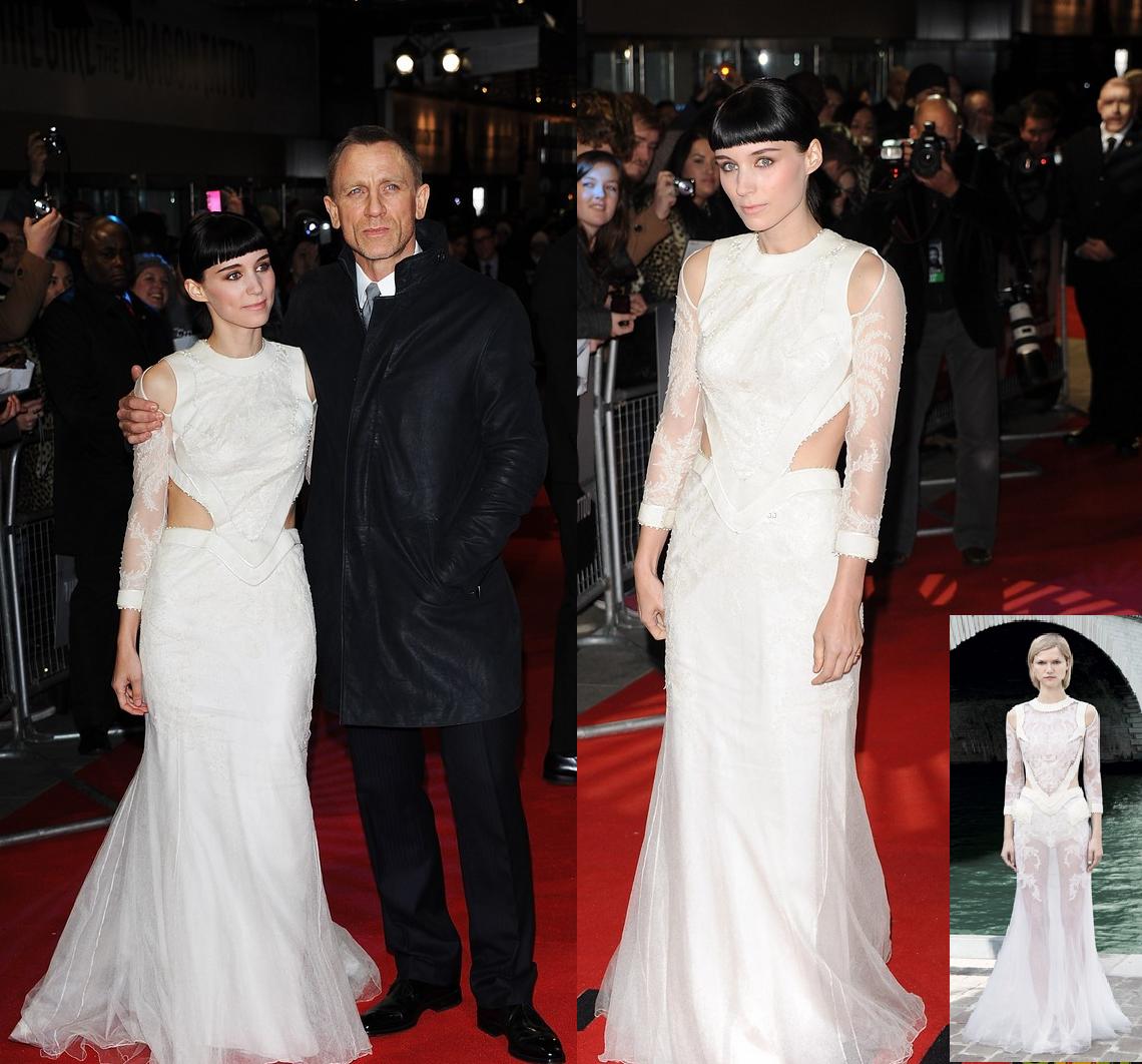 ScarletStiletto: Rooney Mara In Givenchy - 'The Girl with the Dragon