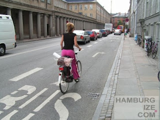 Kopenhagen: Stormgade ohne Radweg hamburgize.com / Stefan Warda