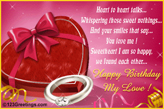 Happy birthday wishes for lover - girlfriend