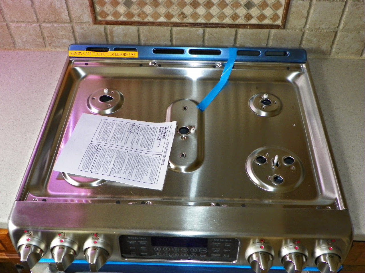 ... Countertop Alteration To Retrofit Freestanding Stove in Greensboro NC