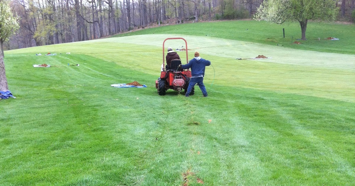 Towson Golf and Country Club Irrigation System Renovation FAIRWAY SPRINKLERS BEING INSTALLED