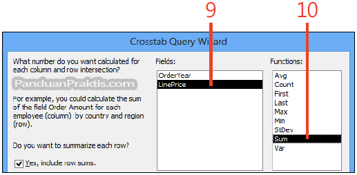 Cara Membuat Query Wizard Yang Benar | cara membuat query crosstab menggunakan query wizard di Cara Membuat Query Wizard Yang Benar | cara membuat query crosstab menggunakan query wizard di
