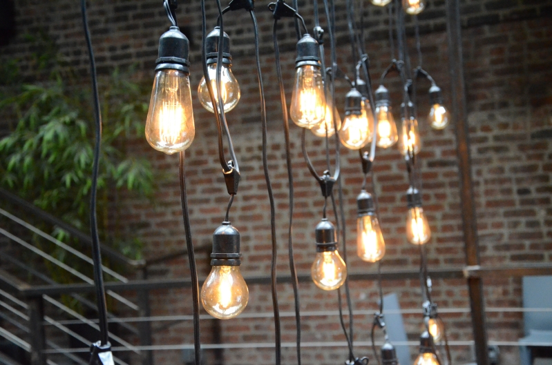 Universal Light and Sound - Recent Events: Sting Light Chandelier - The Foundry - Sunday ...