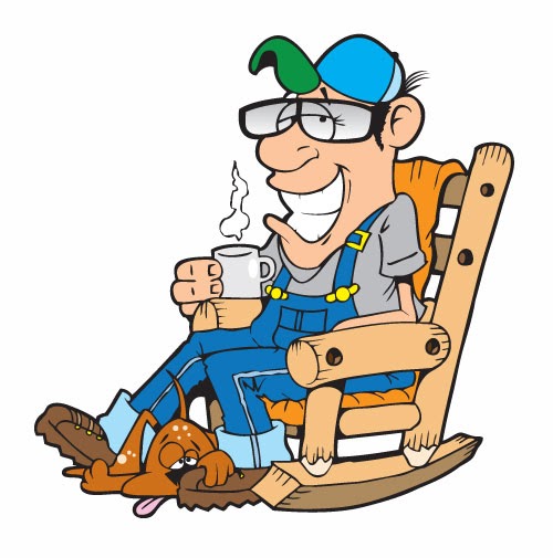 John Deaton, Cartoonist Old Man on his Rocker...