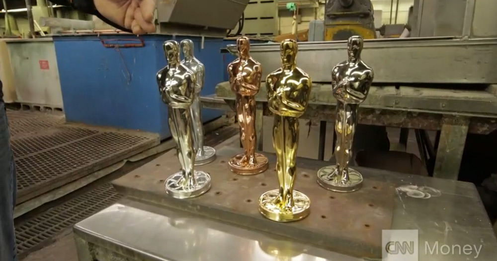 Video How Oscar statuettes are made The Gold Knight Latest Academy