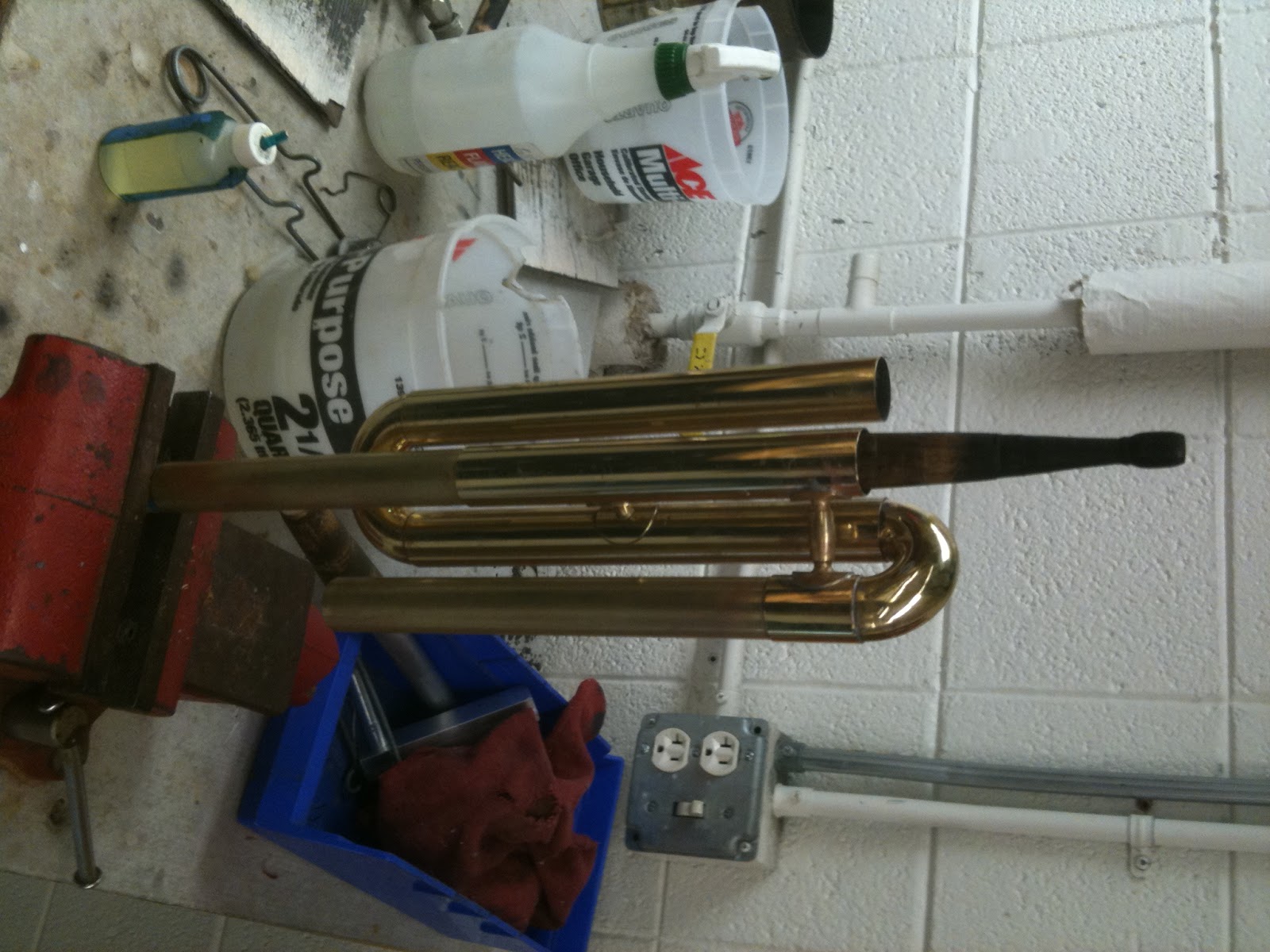 Instrumental Happenings... Tuba Stuck Slides and Fireballs