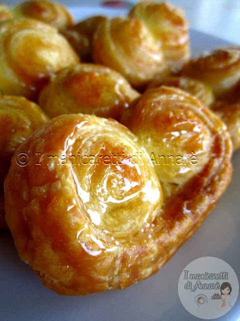 ventagli di pasta sfoglia o prussiane