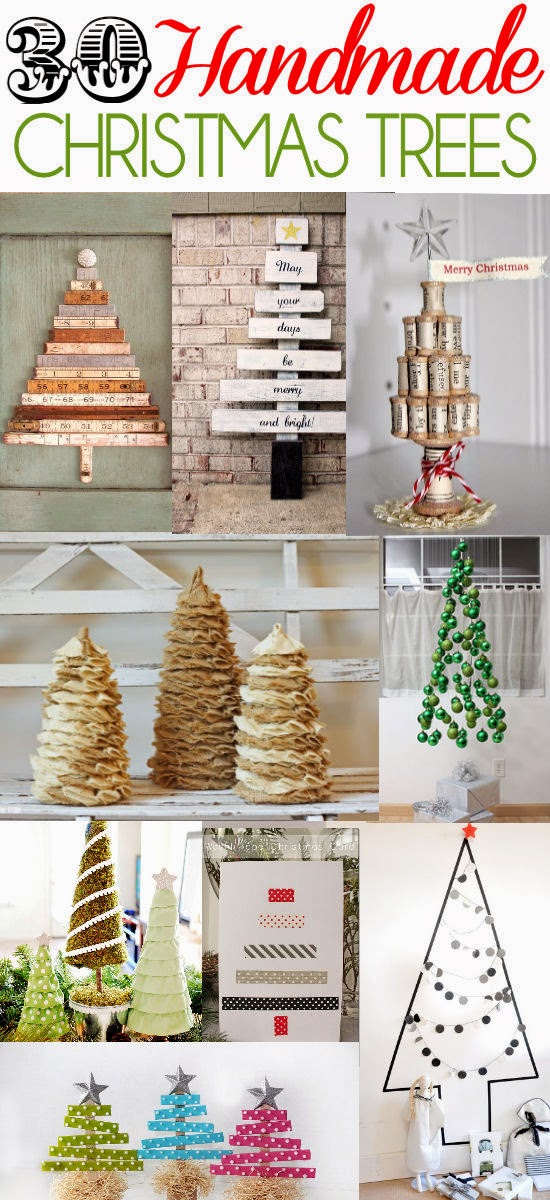 30 Handmade Christmas Trees DIY Craft Projects