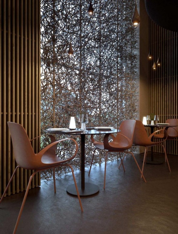 Modern Interior of Twister Restaurant