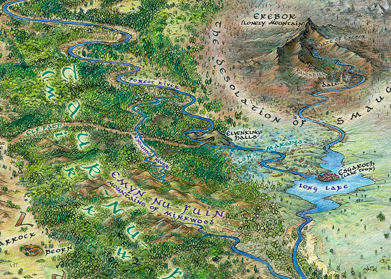 Kovadlo: Hobbit, There and back again- My map to Tolkien's story.
