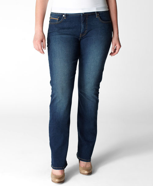 512 perfectly shaping straight jeans