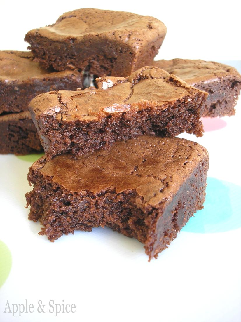 Apple & Spice Fudgy Cocoa Brownies