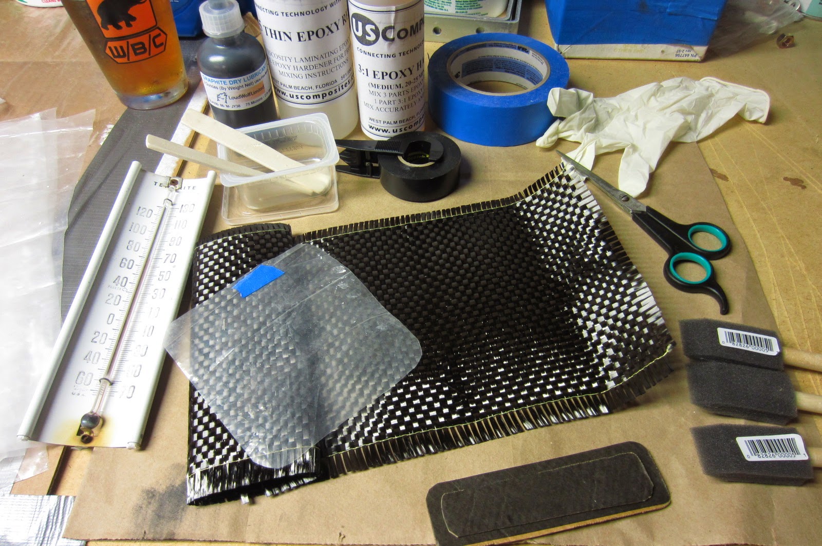 repair frame carbon fiber mouse bike greasy supplies