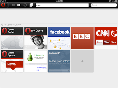 Opera Mini Now Available for iPad , Download Now