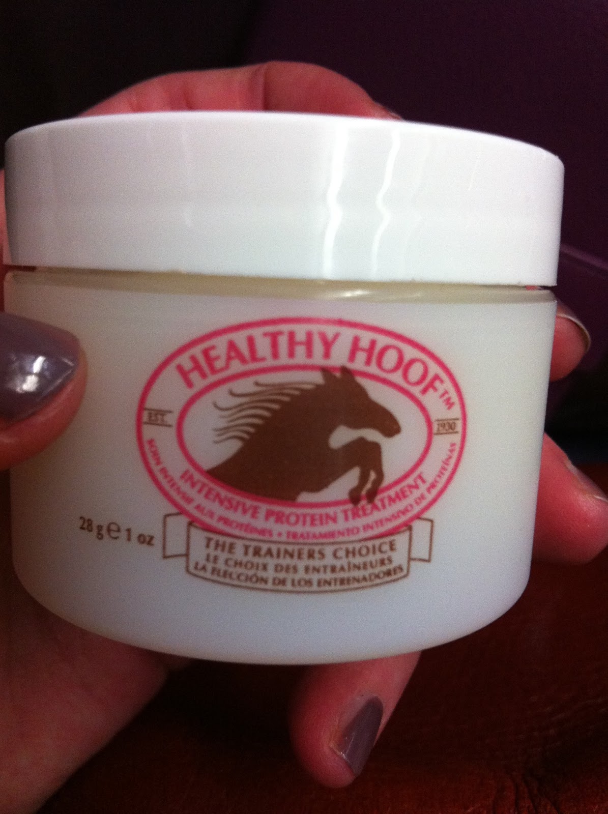 Blogging in Pyjamas Healthy Hoof Nail Treatment A Review