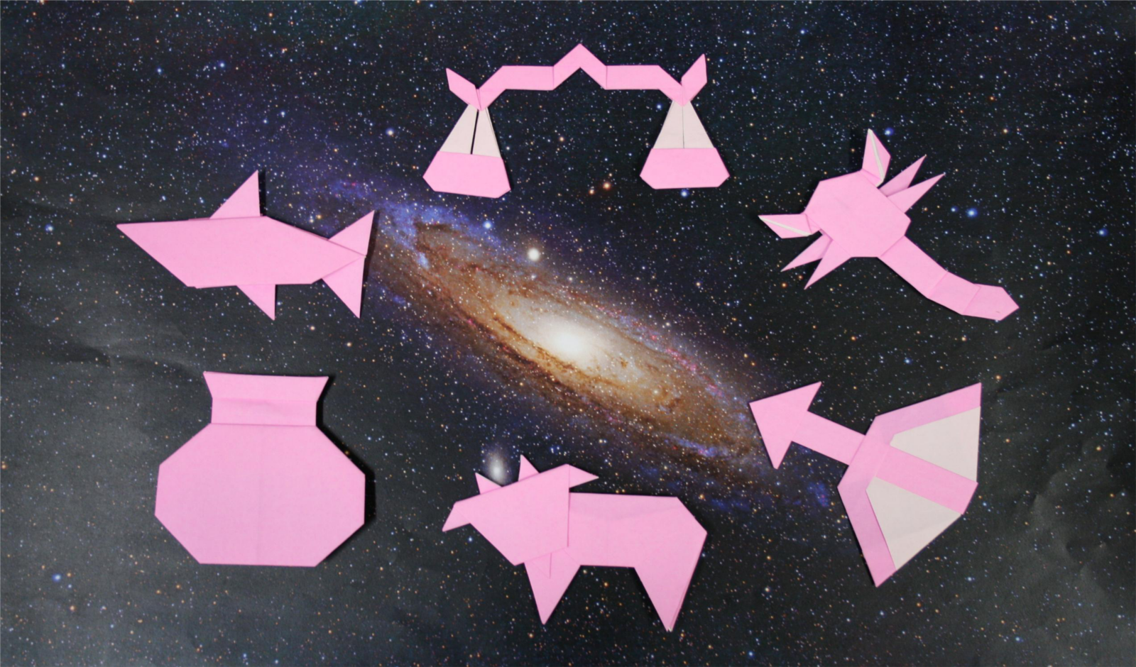 Zodiac Origami Works 十二星座 折り紙 作品集