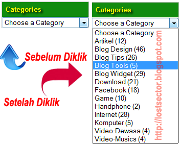membuat dropdown label blogger membuat dropdown label blogger
