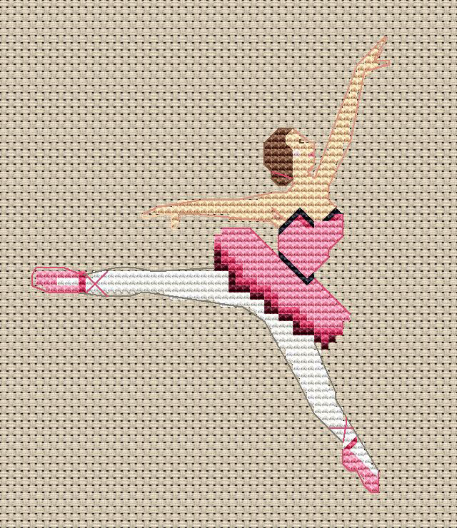 Crafts By Starlight Cross Stitch Ballerina