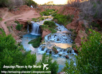 Havasu falls, amazing american falls, natural places in America for tourism