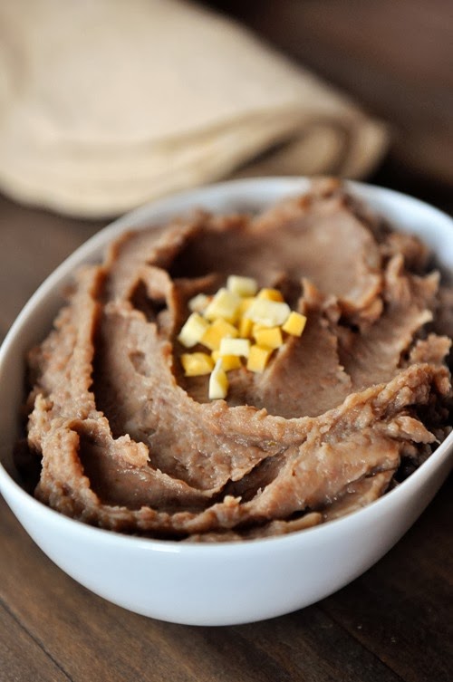 The BEST Slow Cooker or Instant Pot Refried Beans from Food Bloggers