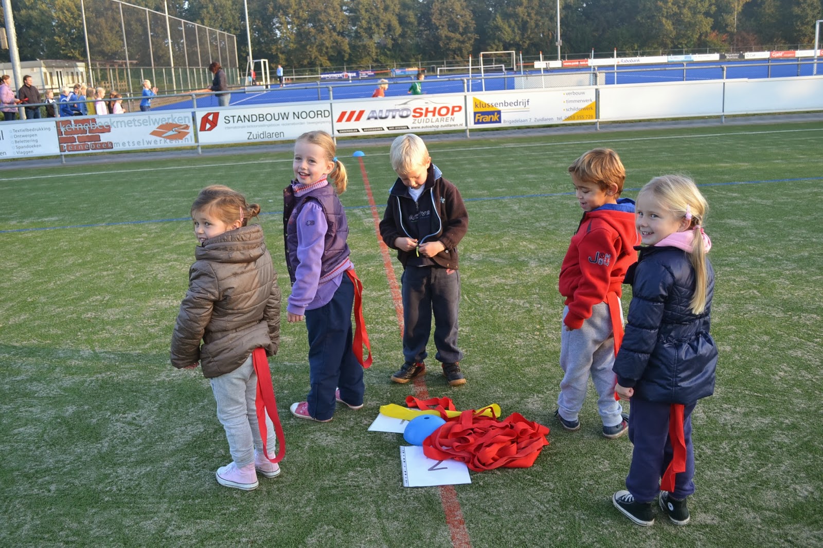 Groep 1/2 a juf Marja en juf Nicole 2015/2016: Sportdag 2013