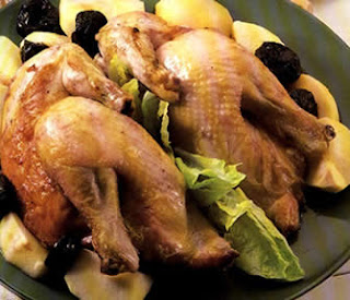 Gallina con manzanas recetas