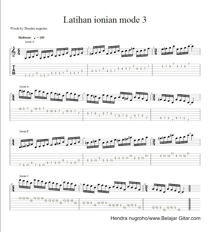latihan ionian mode 3 - page 1