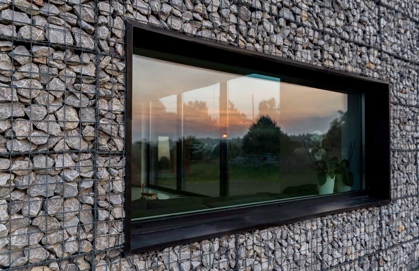 Organic Architecture Gabion House