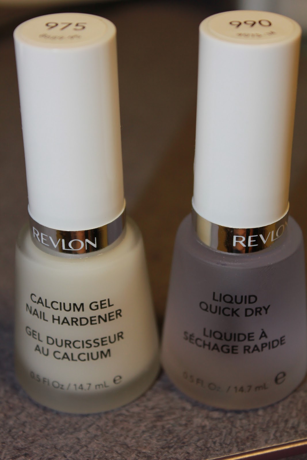 Calcium Nail Hardener and Liquid Quick Dry. I've had a problem with my nails