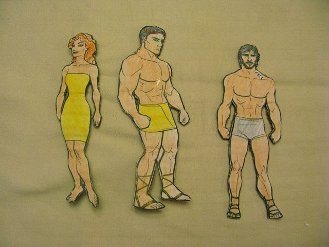 greek paper dolls